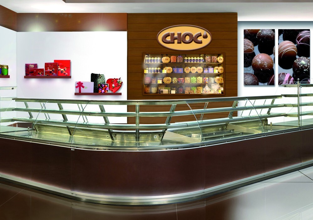 Vitrine de boulangerie Granada Curve